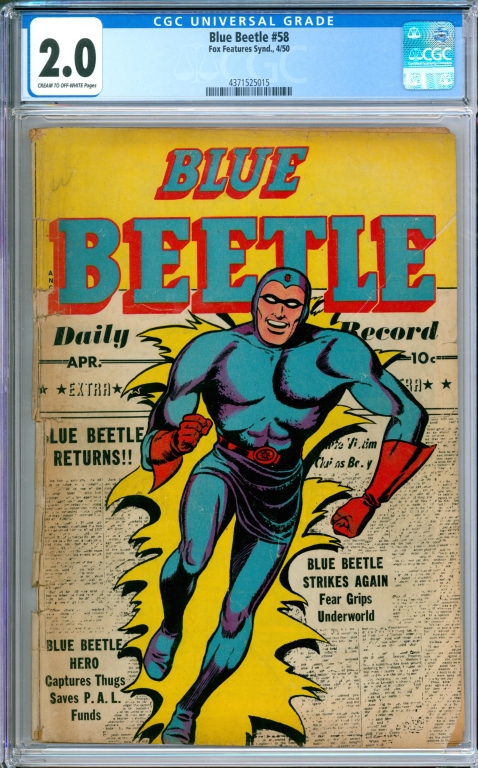 FOX FEATURES SYND BLUE BEETLE 3ccfd4