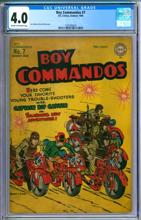 DC COMICS BOY COMMANDOS 7 CGC 3ccfd5