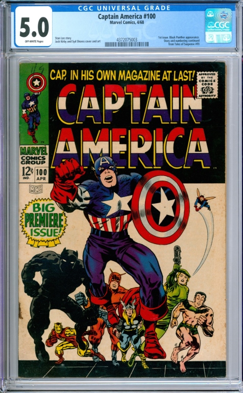 MARVEL COMICS CAPTAIN AMERICA #100