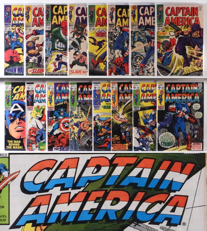 108 MARVEL COMICS CAPTAIN AMERICA 3ccfda