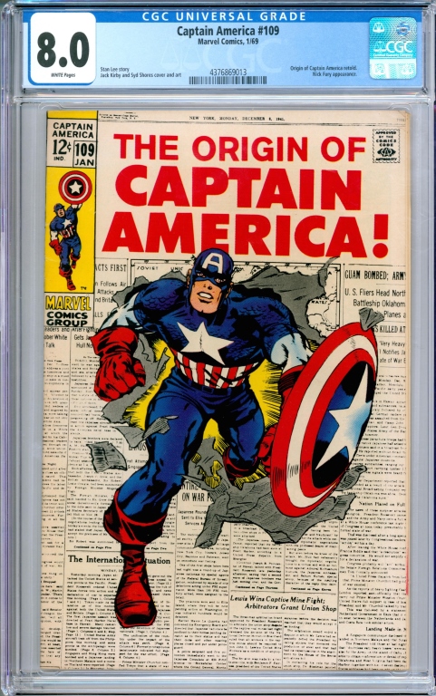 MARVEL COMICS CAPTAIN AMERICA 109 3ccfdb