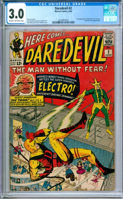 MARVEL COMICS DAREDEVIL 2 CGC 3ccff8