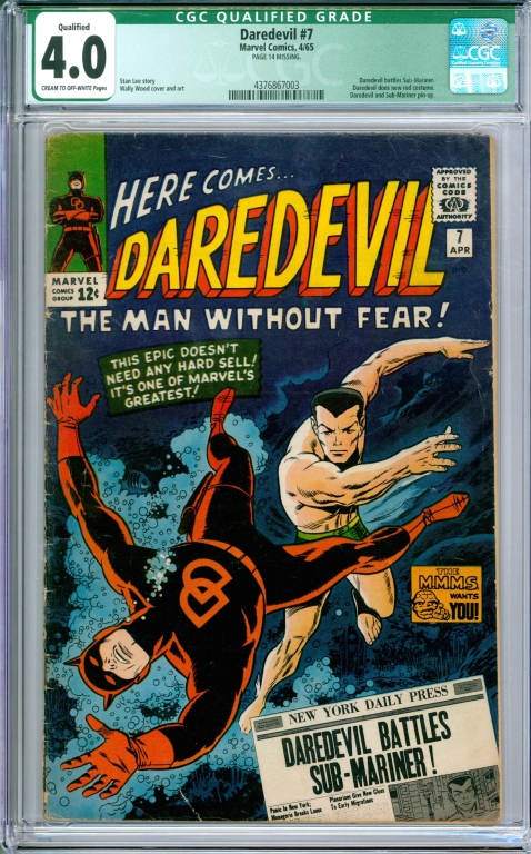 MARVEL COMICS DAREDEVIL 7 CGC 3ccffb