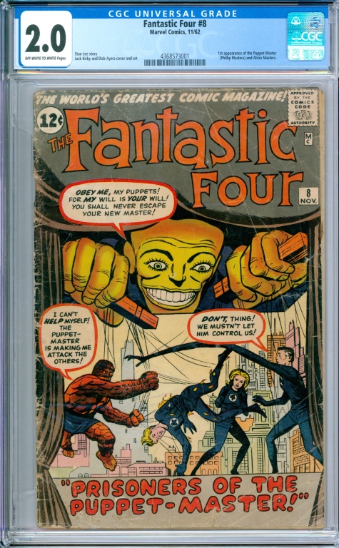 MARVEL COMICS FANTASTIC FOUR 8 3cd01b