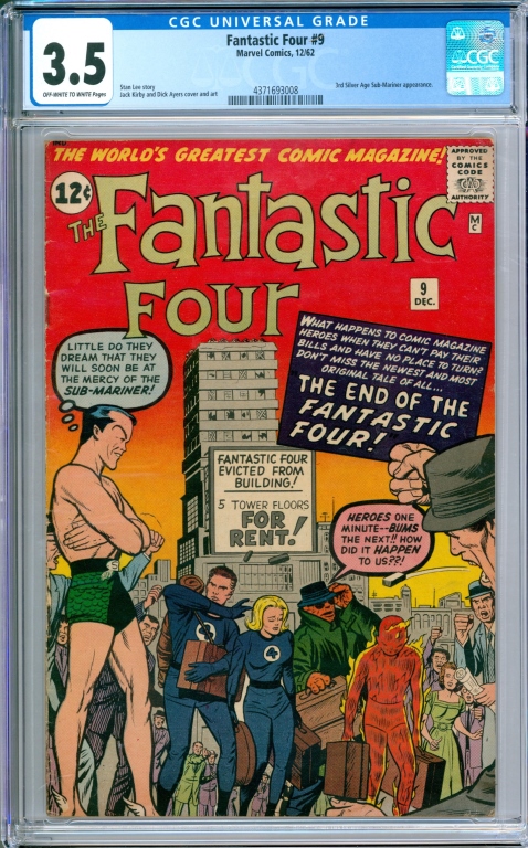 MARVEL COMICS FANTASTIC FOUR #9