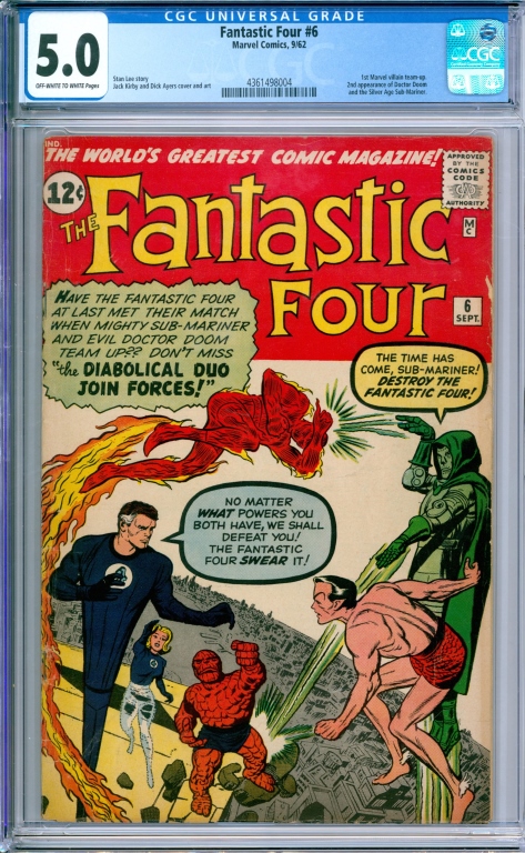 MARVEL COMICS FANTASTIC FOUR #6