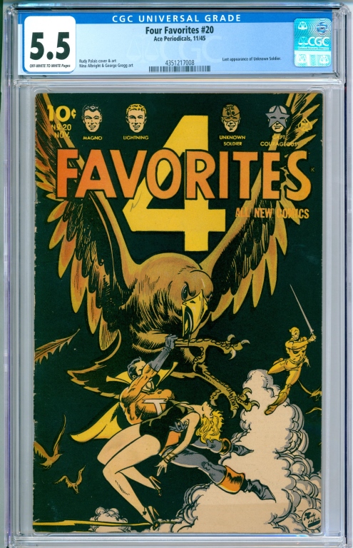 ACE PERIODICALS FOUR FAVORITES 3cd030