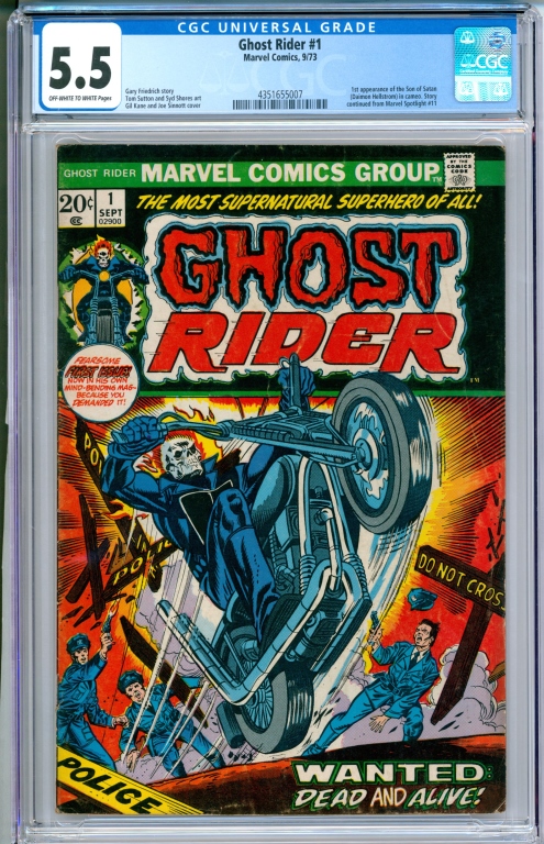 MARVEL COMICS GHOST RIDER #1 CGC