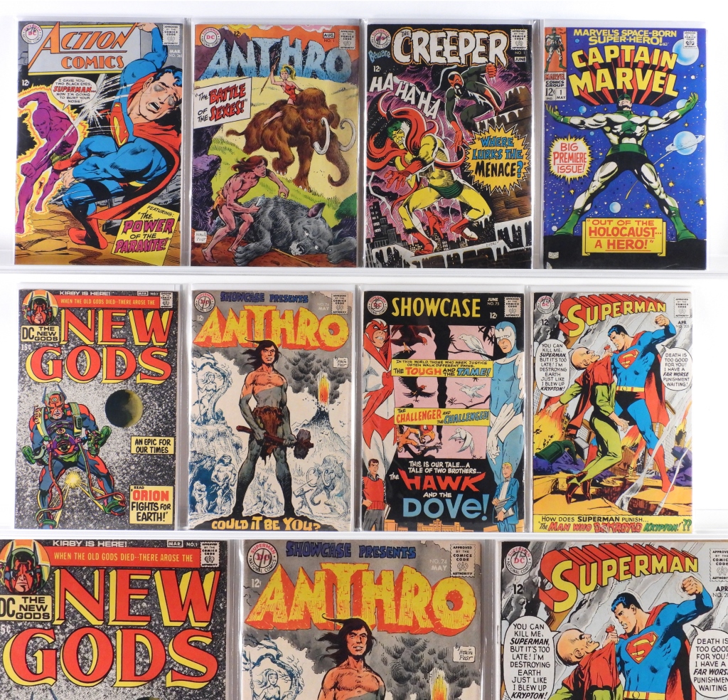 8PC DC MARVEL COMICS SILVER BRONZE