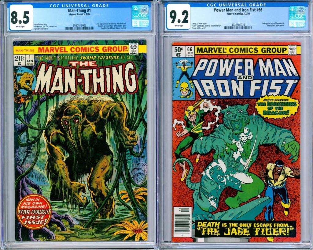 2PC MARVEL COMICS BRONZE AGE CGC 3cd045