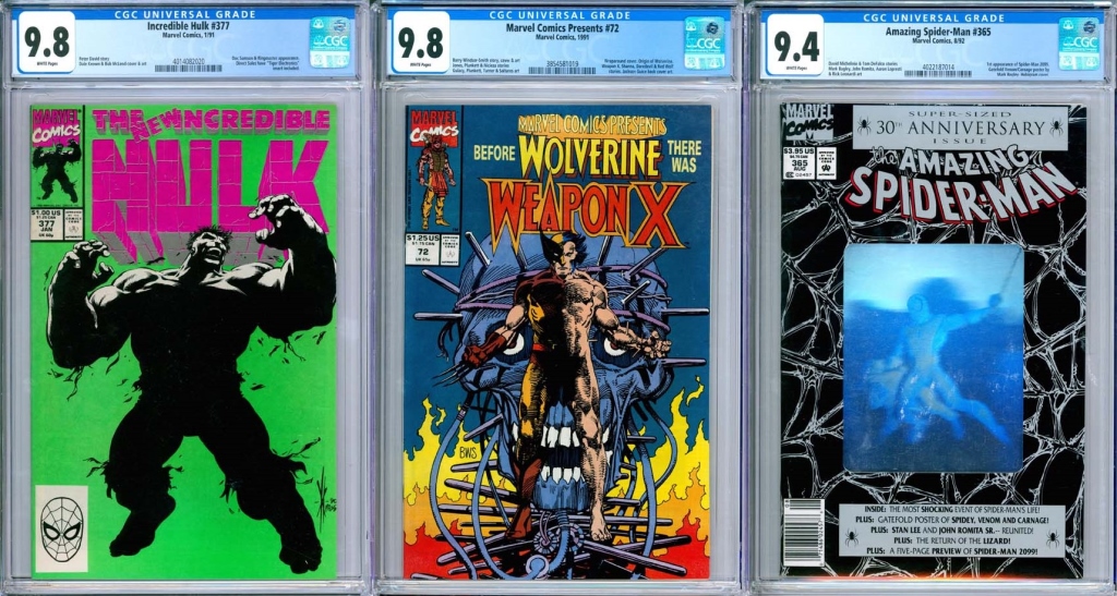 3PC MARVEL COMICS MODERN CGC KEY 3cd048