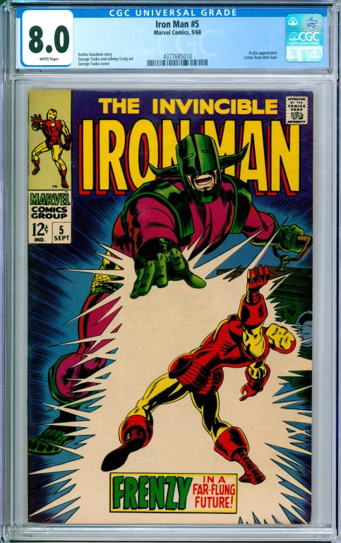 MARVEL COMICS IRON MAN 5 CGC 8 0 3cd07b