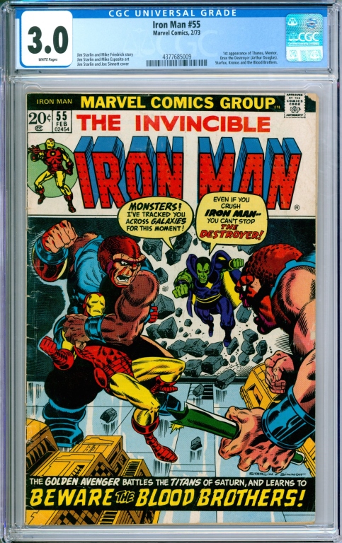 MARVEL COMICS IRON MAN 55 CGC 3cd07d