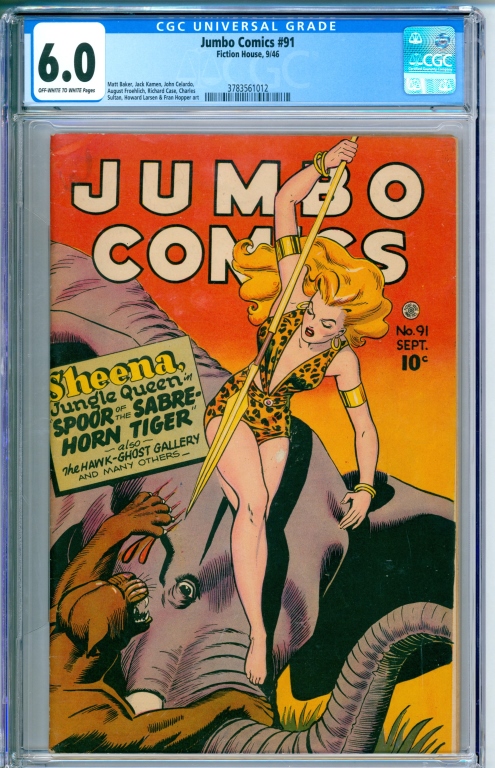 FICTION HOUSE JUMBO COMICS 91 3cd084