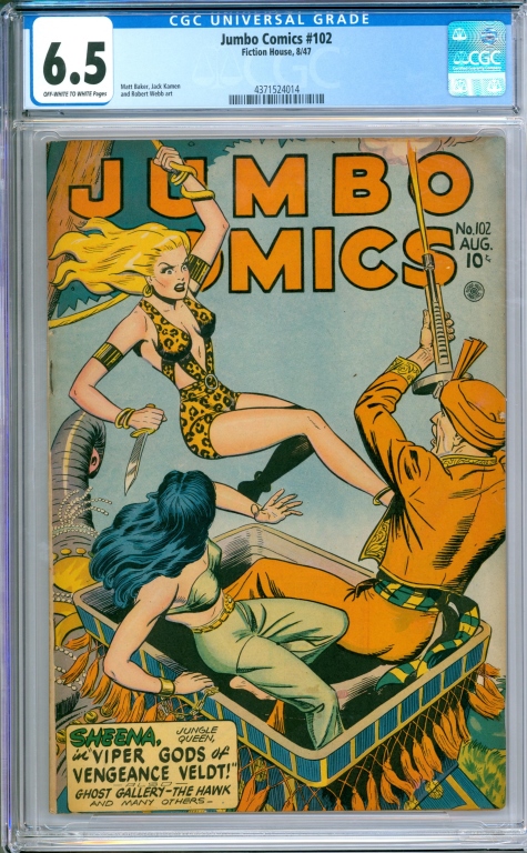 FICTION HOUSE JUMBO COMICS #102