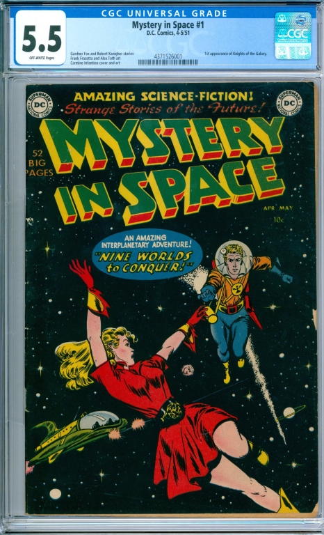 DC COMICS MYSTERY IN SPACE #1 CGC
