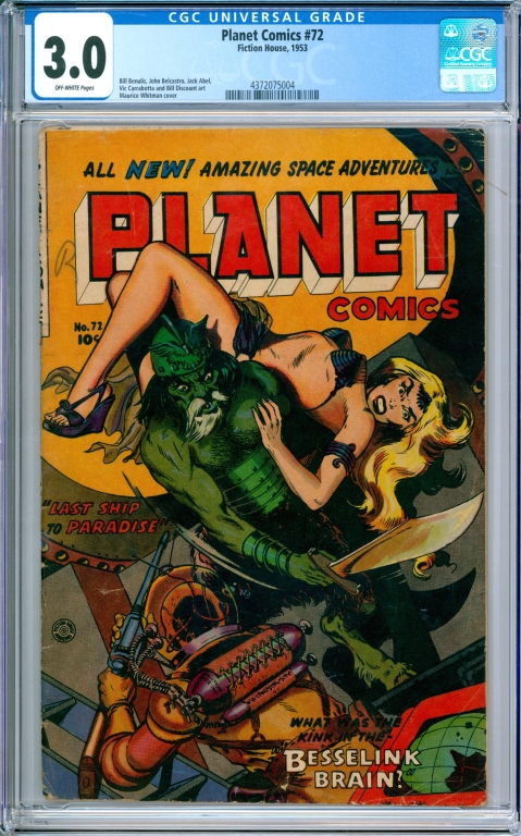 FICTION HOUSE PLANET COMICS #72