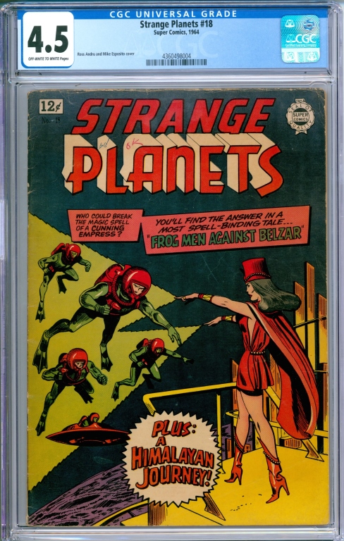 SUPER COMICS STRANGE PLANETS #18