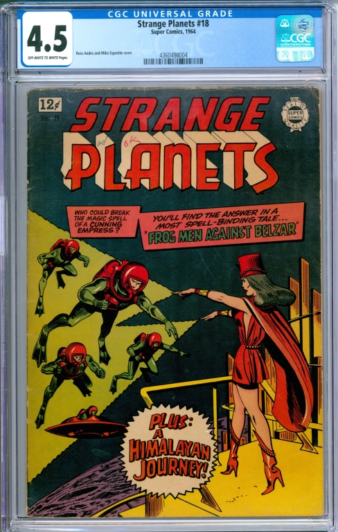 SUPER COMICS STRANGE PLANETS 18 3cd0ea