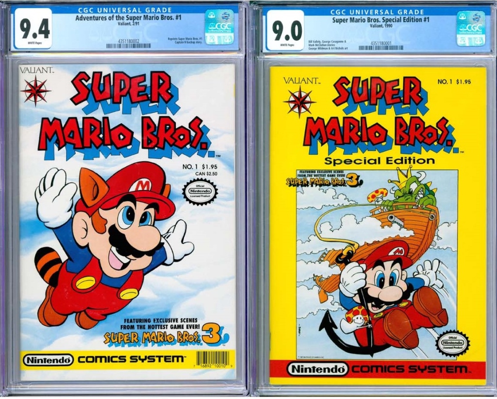 2PC VALIANT COMICS SUPER MARIO