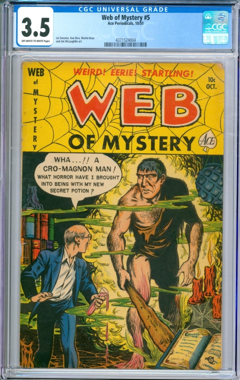 ACE PERIODICALS WEB OF MYSTERY