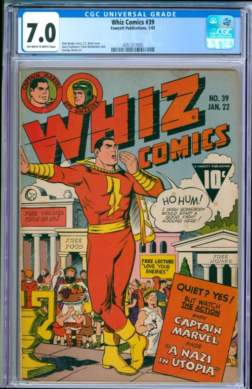 FAWCETT PUBLICATIONS WHIZ COMICS