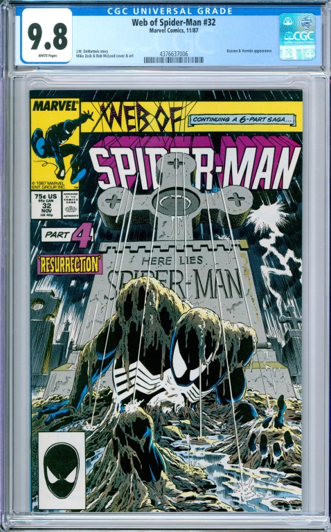 MARVEL COMICS WEB OF SPIDER MAN 3cd11a