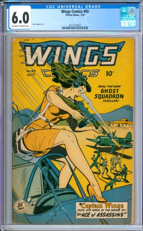 FICTION HOUSE WINGS COMICS 95 3cd128