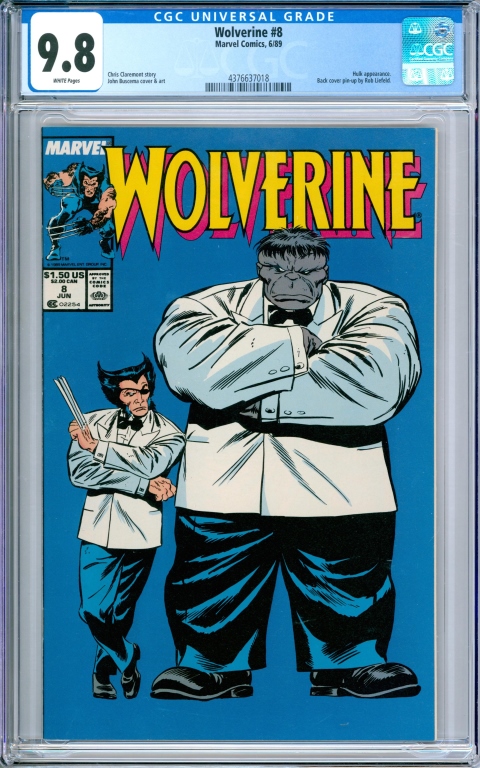 MARVEL COMICS WOLVERINE 8 CGC 3cd129