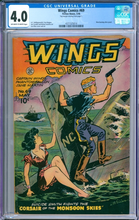 FICTION HOUSE WINGS COMICS 69 3cd124