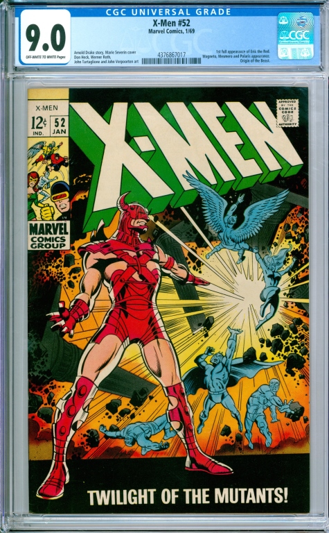 MARVEL COMICS X MEN 52 CGC 9 0 3cd13b