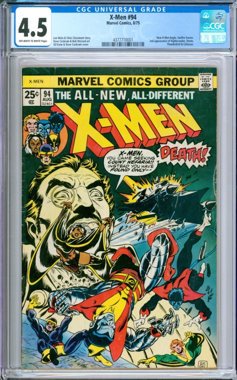 MARVEL COMICS X MEN 94 CGC 4 5 3cd143