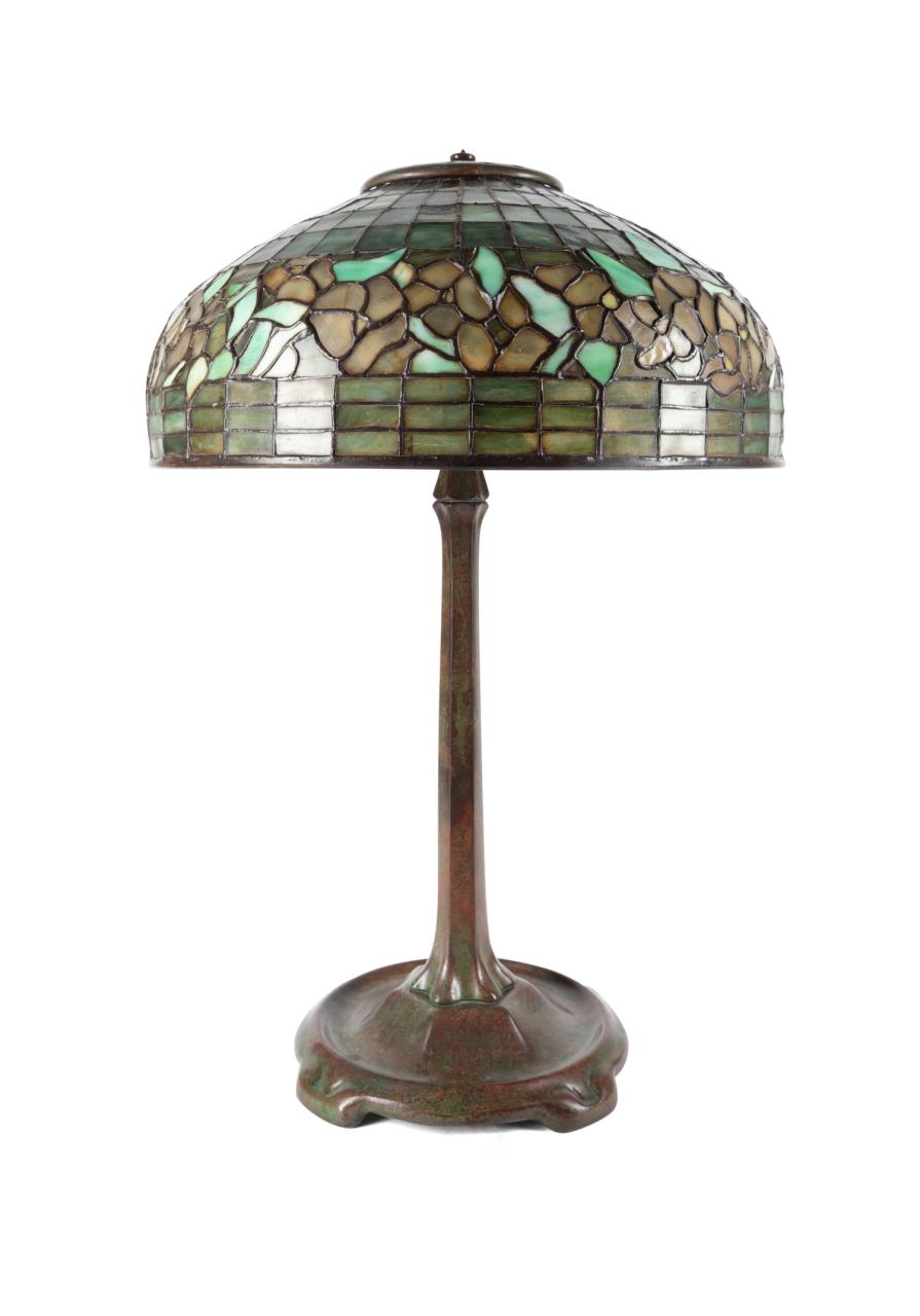 TIFFANY STUDIOS BRONZE LAMP BASE