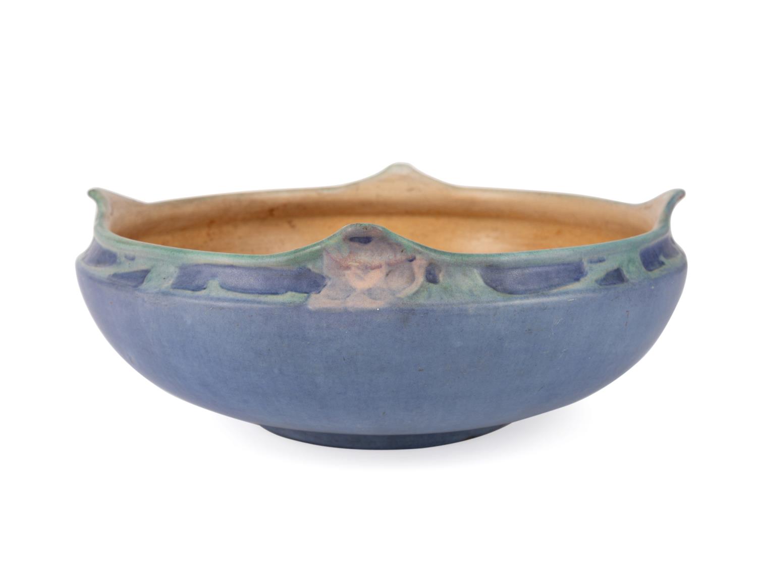 NEWCOMB COLLEGE BLUE EARTHENWARE