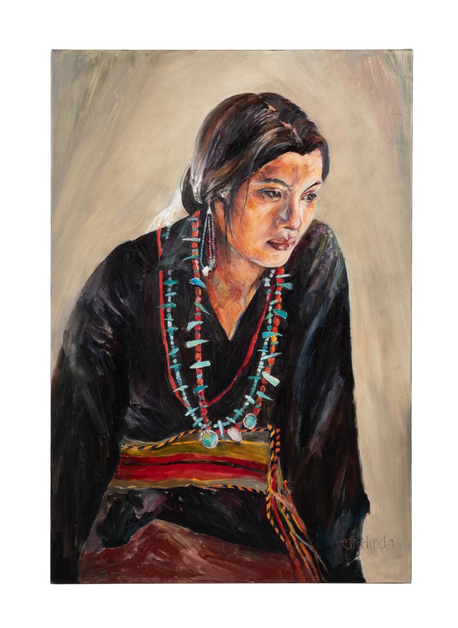 ETHELINDA AZHI NAVAJO WOMAN HALF 3cd21e