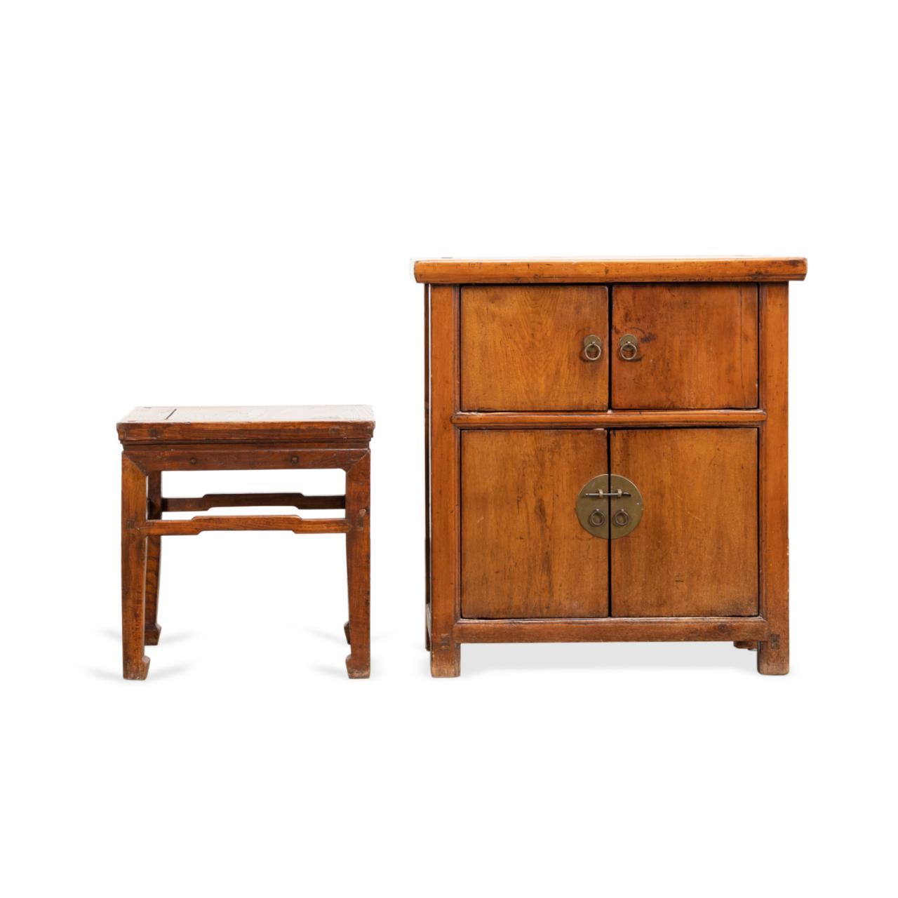 2PCS CHINESE HARDWOOD FURNITURE