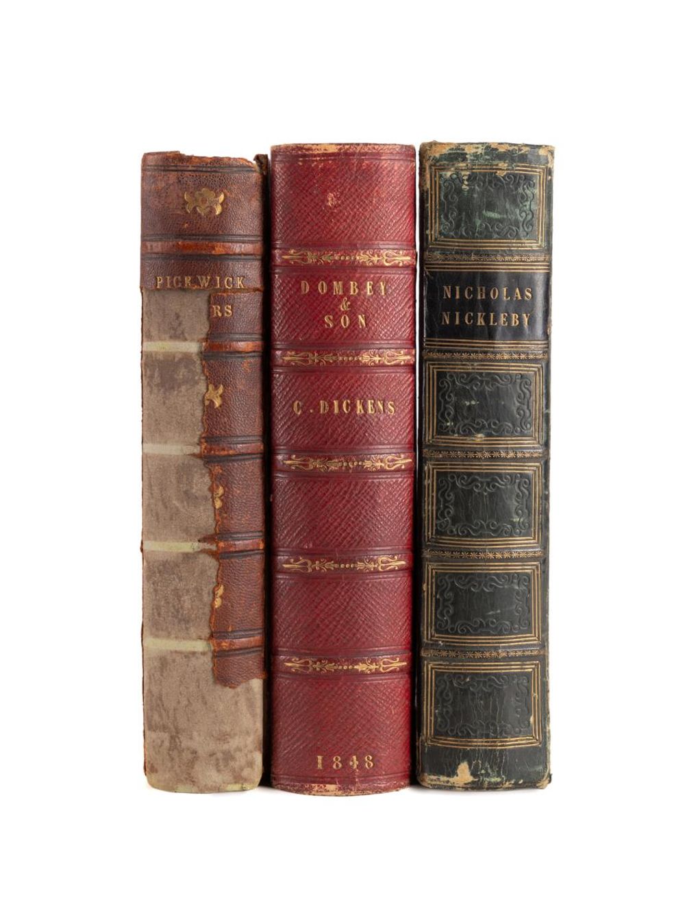 3VOL CHARLES DICKENS FIRST EDITIONS 3cd4c2