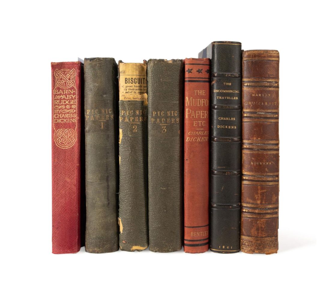 7VOL CHARLES DICKENS BOOKS WITH