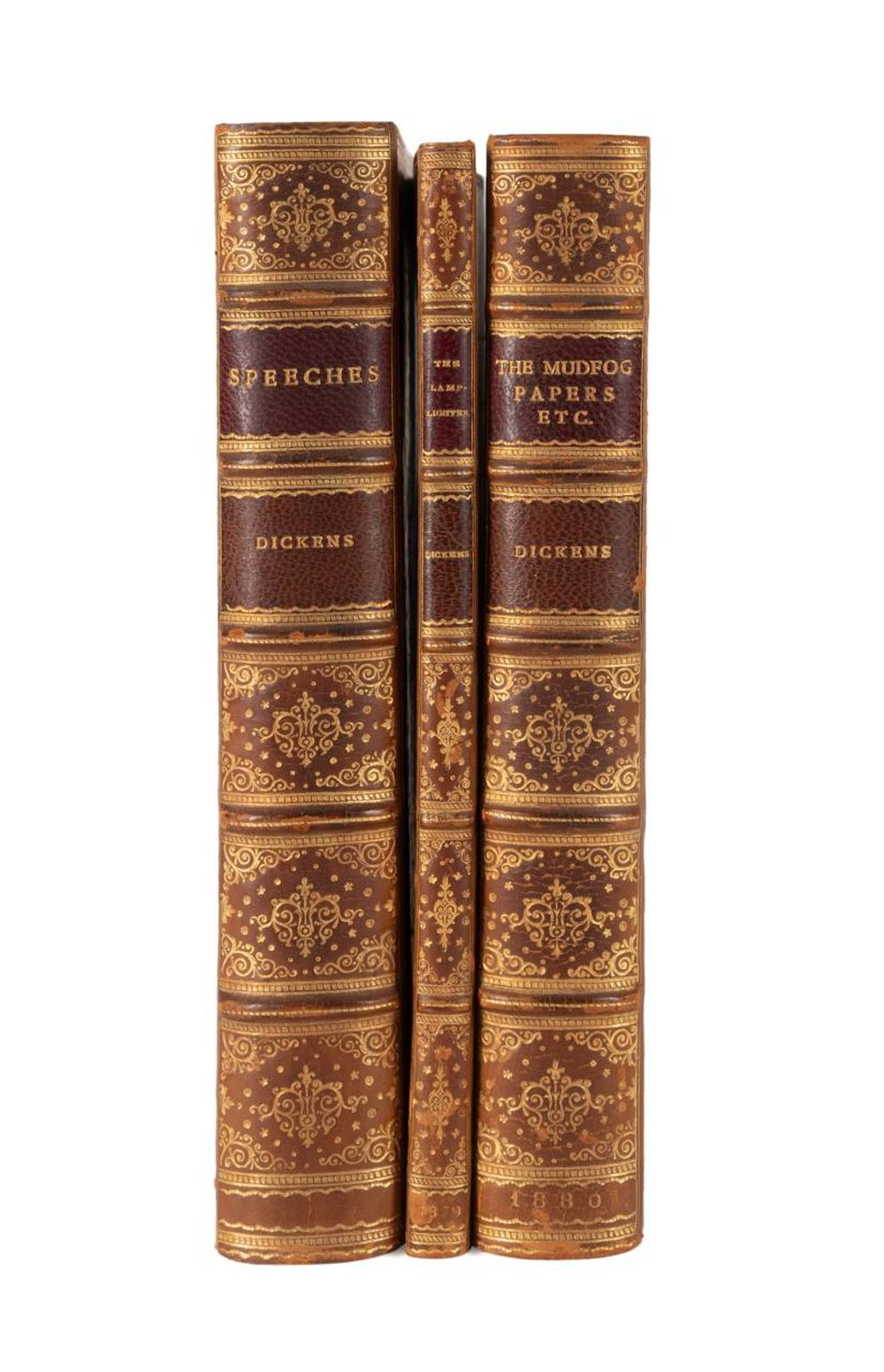 3VOL CHARLES DICKENS FINELY BOUND FIRST