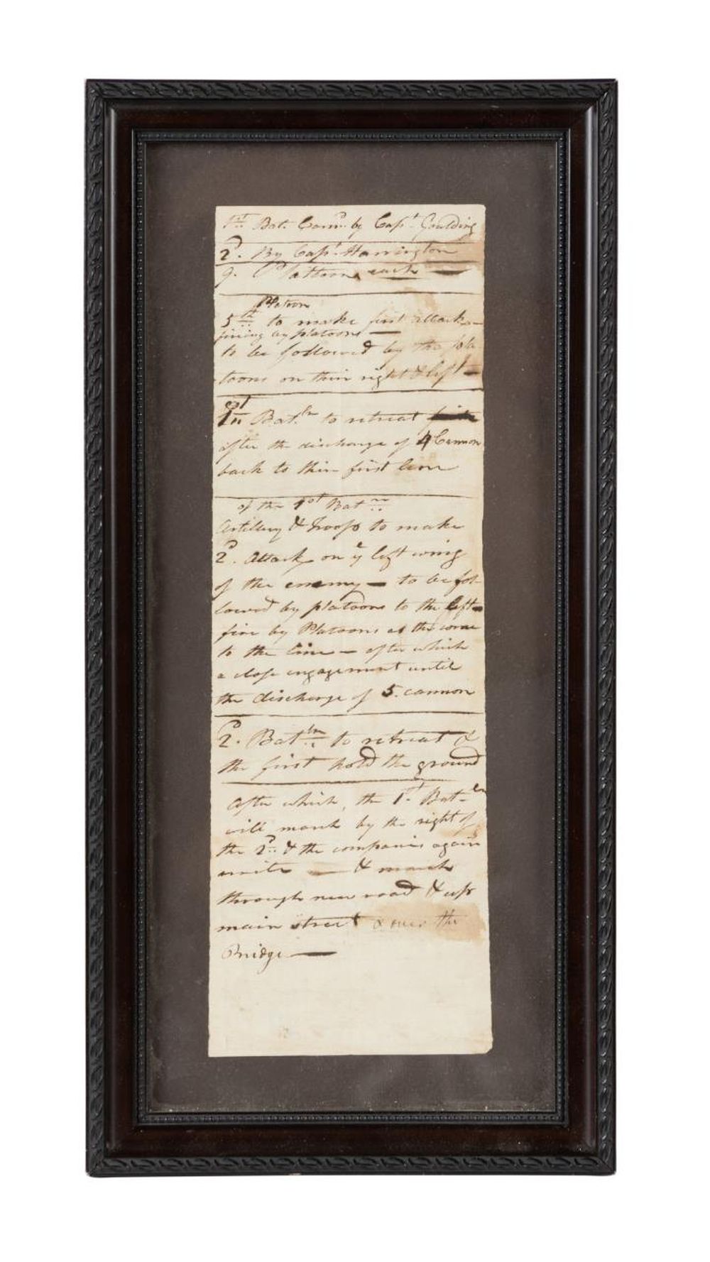 REVOLUTIONARY WAR, HANDWRITTEN