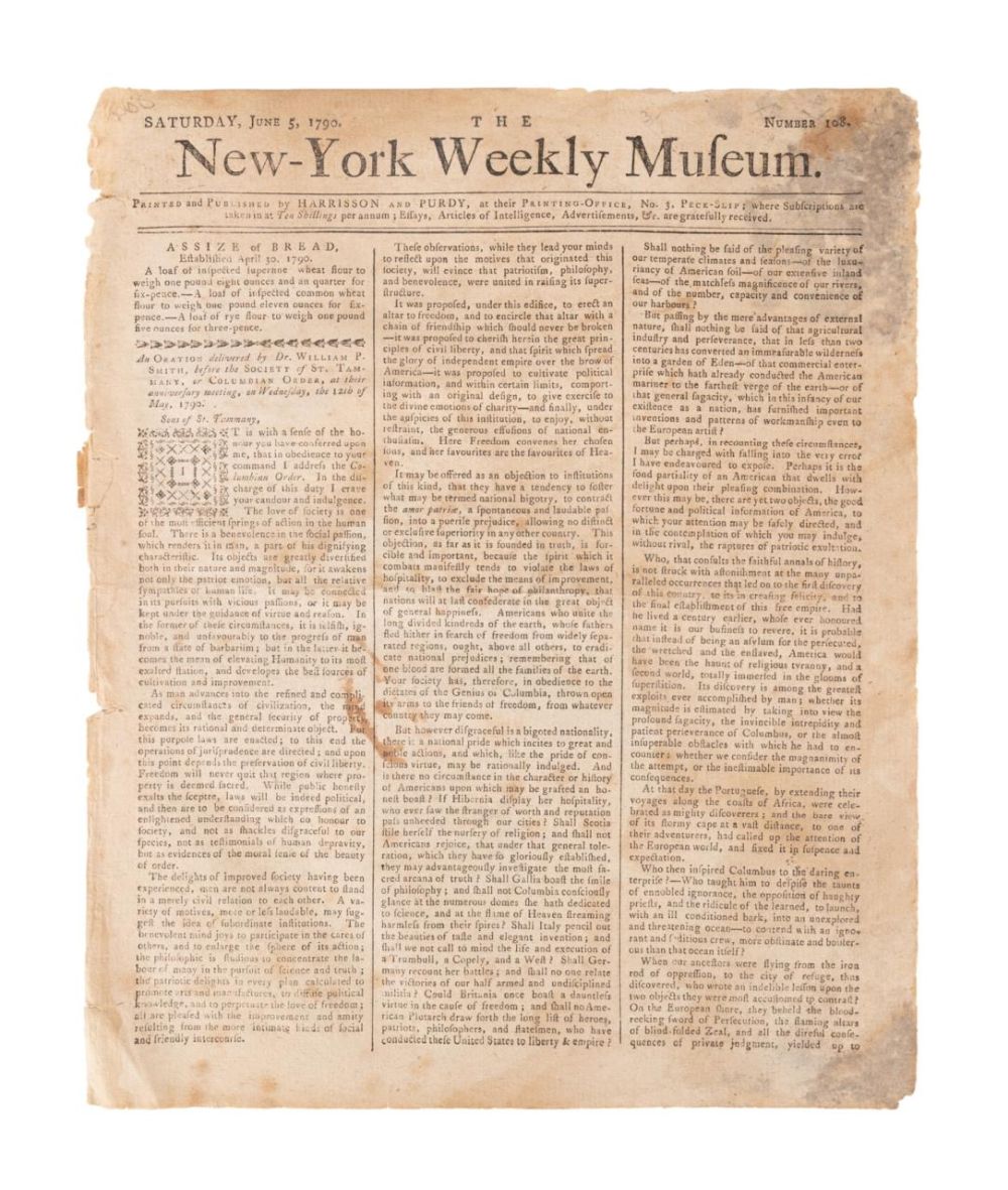 US CONSTITUTION THE NEW YORK WEEKLY 3cd677