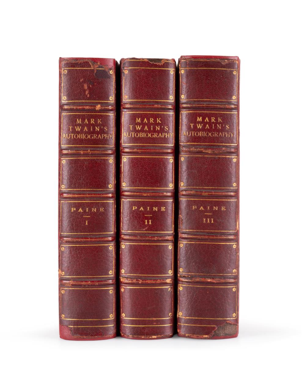 3VOL A BIGELOW, MARK TWAIN BIOGRAPHY