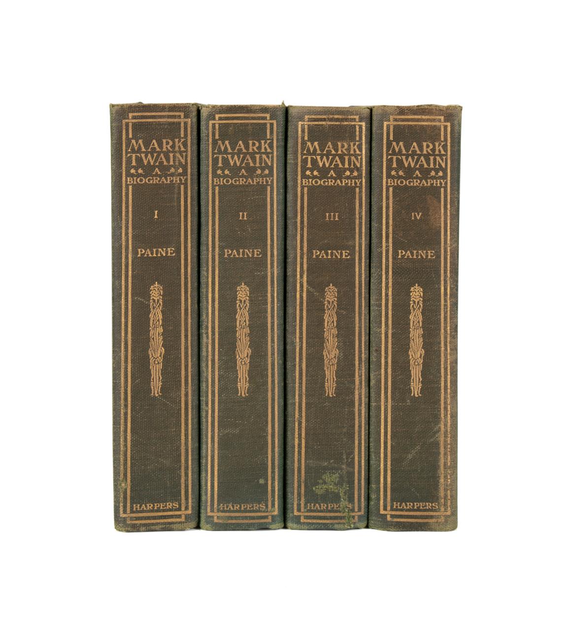 4VOL A. BIGELOW PAINE, MARK TWAIN,