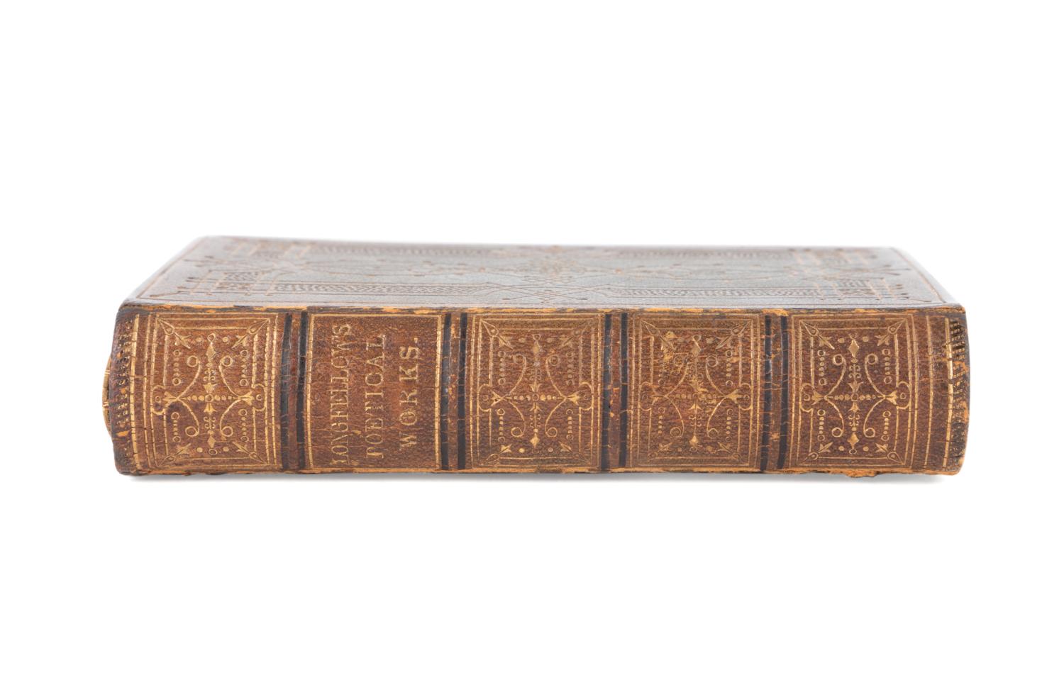 FORE EDGE PAINTED BOOK LONGFELLOW 3cd80d