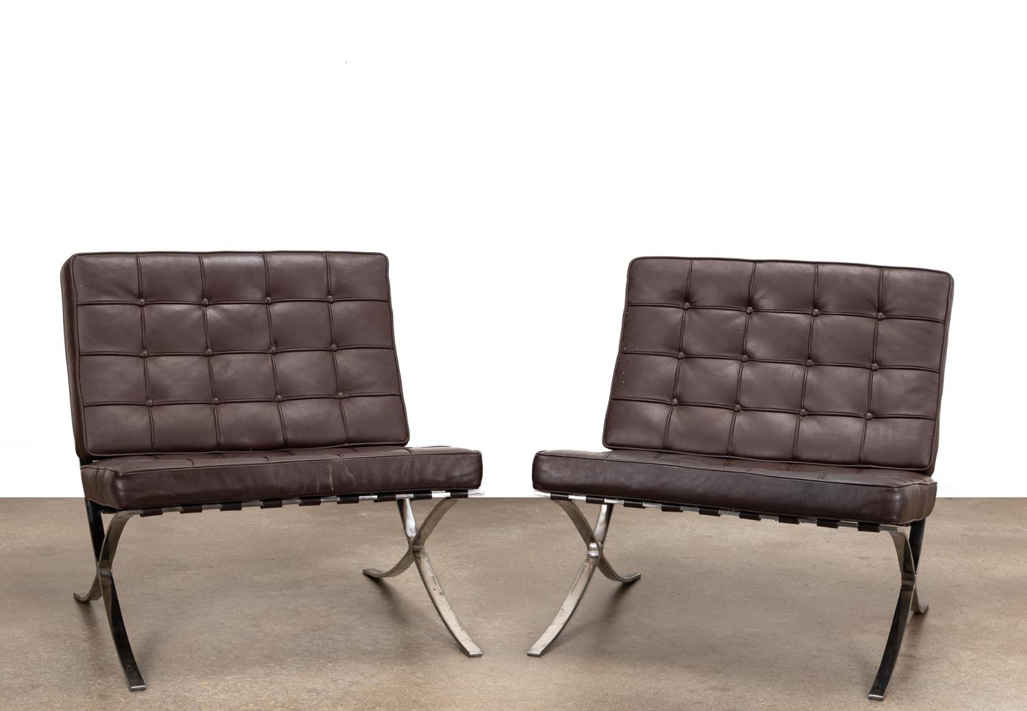 PAIR MIES VAN DER ROHE BROWN BARCELONA 3cd8c6