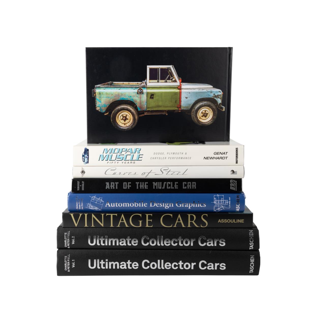 EIGHT COFFEE TABLE BOOKS ON AUTOMOBILE 3cd9d6