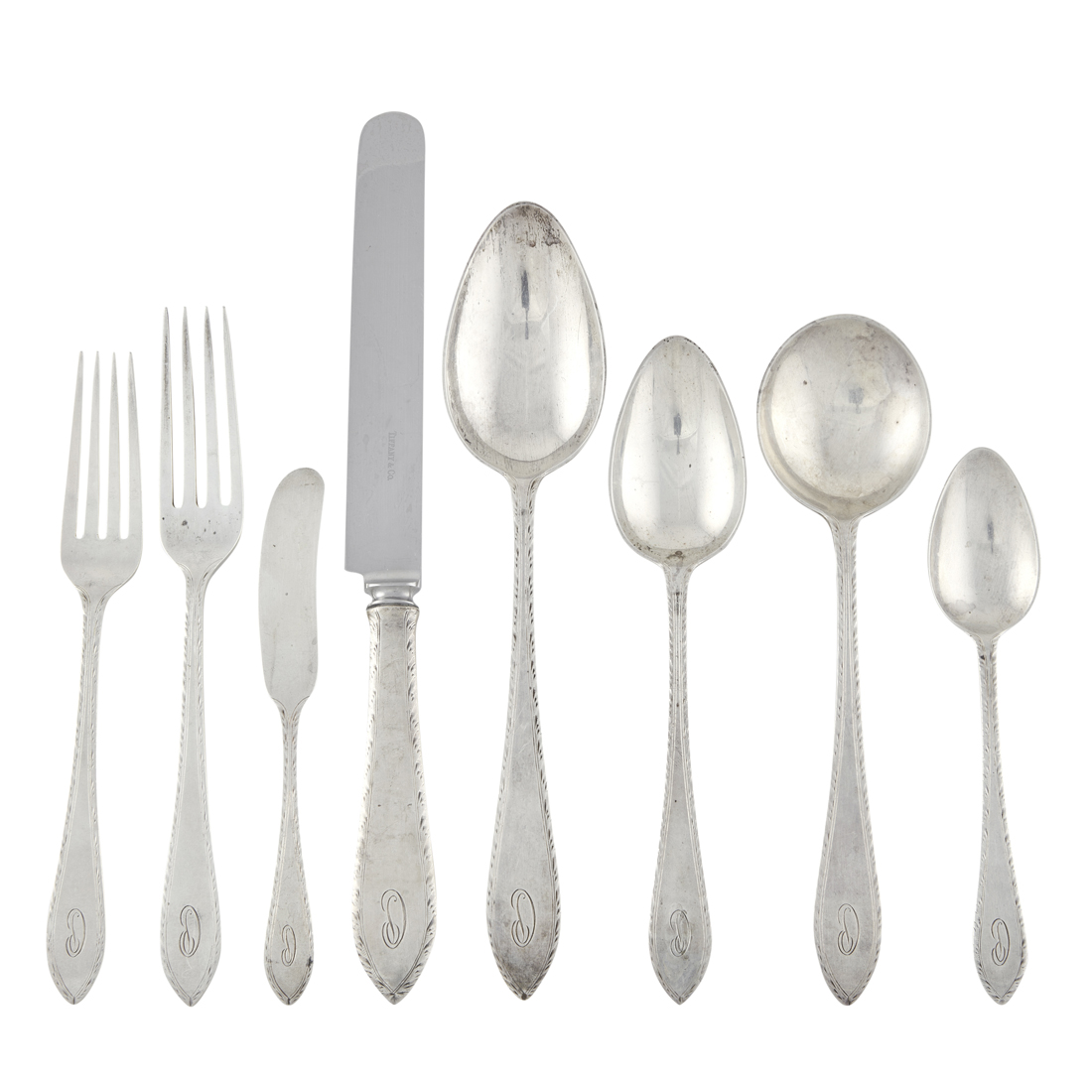 A TIFFANY STERLING FLATWARE SERVICE 3cd9fd