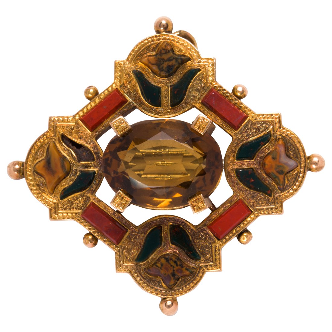 A SCOTTISH CITRINE, GEM-STONE AND