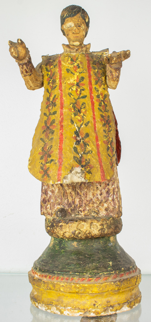 A SPANISH COLONIAL SANTOS FIGURE 3cdc03