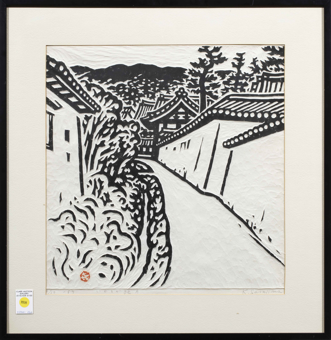 KIHEI SASAJIMA WOODBLOCK PRINT 3cdce6